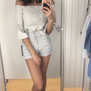Sleek Grey Shorts